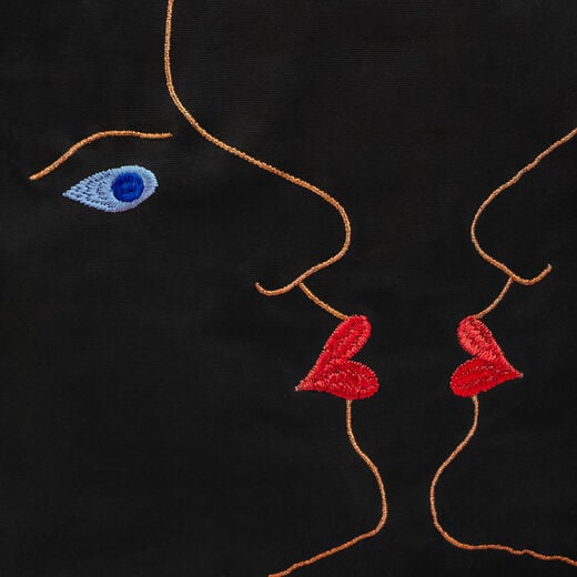 Schiaparelli: Fashion Becomes Art embroidered tote bag